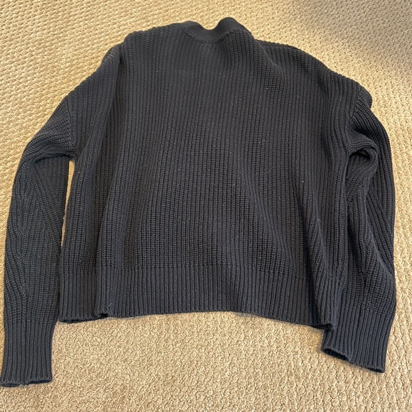 Black Knit Cardigan - Picture 4 of 4